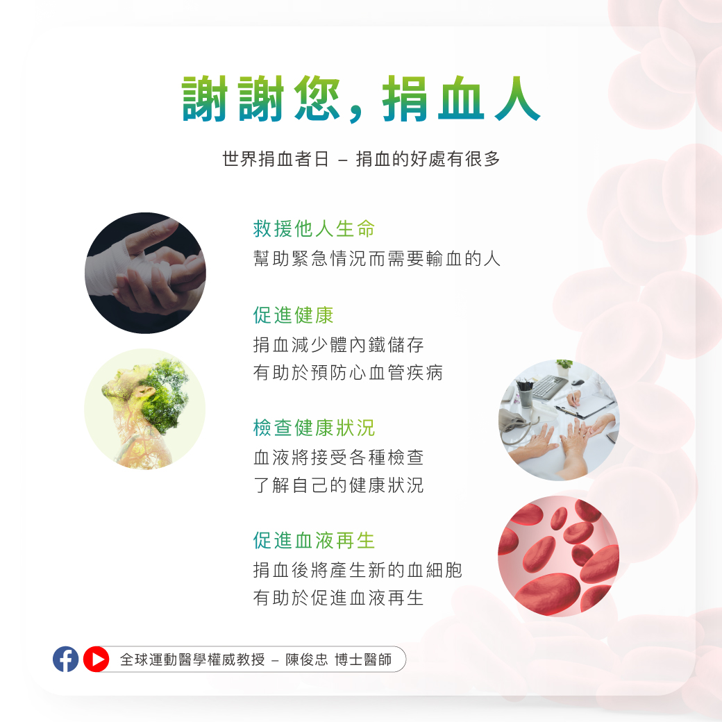 陳俊忠博士醫師-世界捐血者日 陳俊忠博士醫師-世界捐血者日